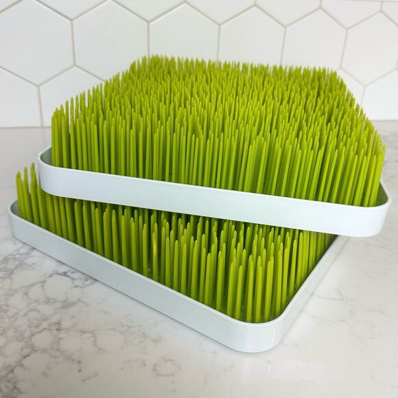 2 Boon Lawn Baby Bottle Drying Racks in Sage Green, Large - Picture 3 of 4